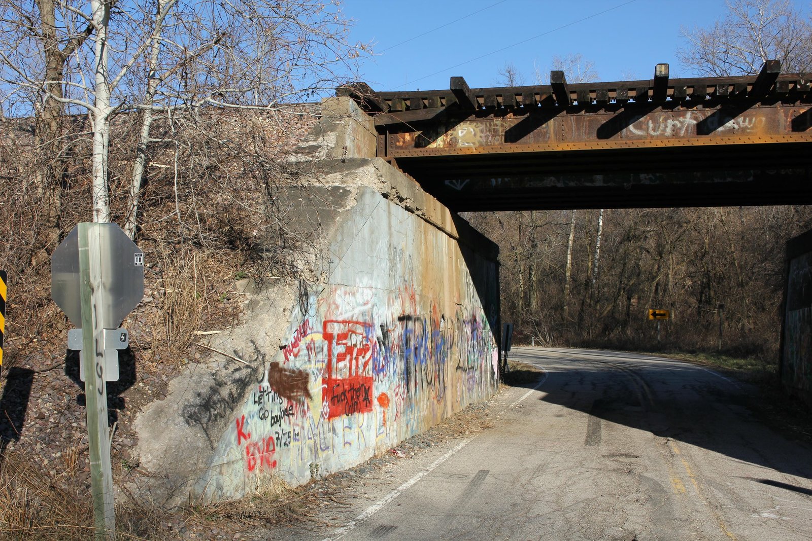 West abutment